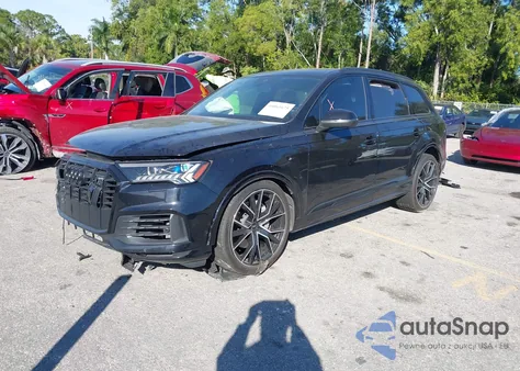 2021 Audi Q7 Prestige 55 Tfsi Quattro Tiptronic z USA, uszkodzony, nr VIN WA1VXAF78MD017701
